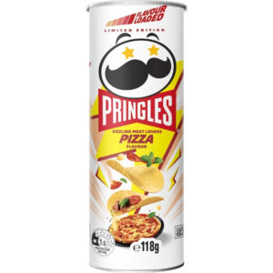 Pringles Sizzling Meat Lovers Pizza Flavor