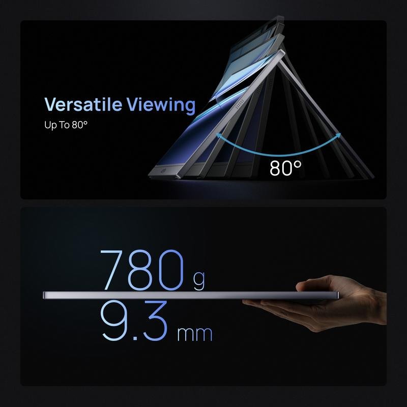 ARZOPA Portable Monitor 16.1"/17.3" FHD 1080P 60Hz/144Hz Laptop Screen Extender for PC Mac Xbox Switch PS5 iPhone IPS Display Computer Display HDR External Screen Game Workfromhome - Image 5