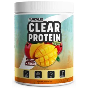 Clear Protein Vegan 360g - unglaublich leckerer & erfrischend - 11 Geschmacksrichtungen - Clear Whey Protein/Iso Clear Alternative mit hochwertigem Erbsenproteinhydrolysat - 56% Protein